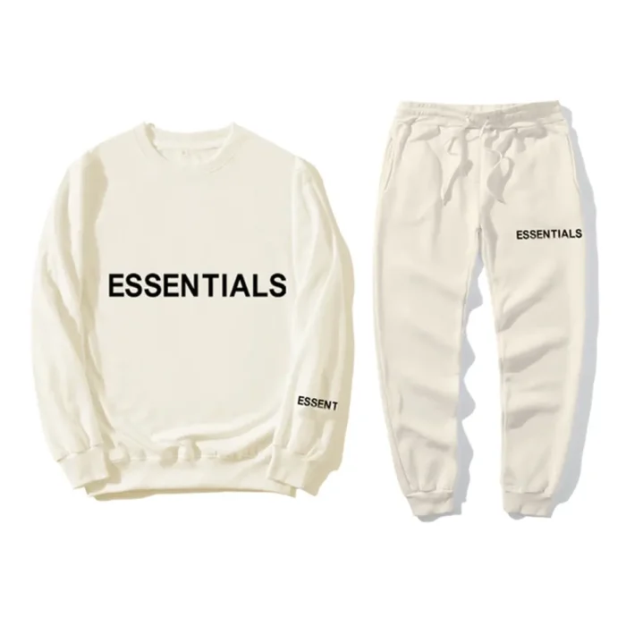 Essentials Spring -Cream Tracksuit