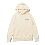 Essentials Fear of GOD Beige Star Hoodie