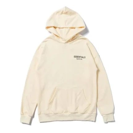 Essentials Fear of GOD Beige Star Hoodie