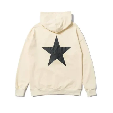 Essentials Fear of GOD Beige Star Hoodie