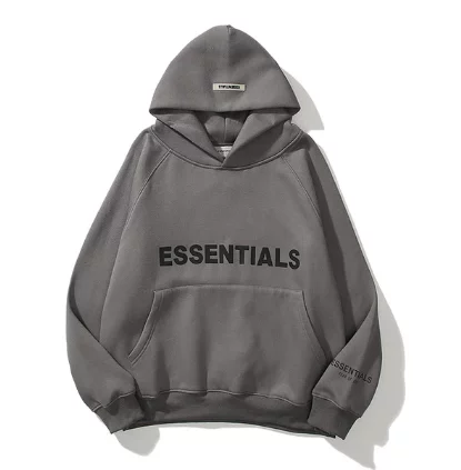 Essentials Dark Grey Hoodie
