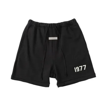 1977 Essentials 8th Collection Flocking Letter Shorts