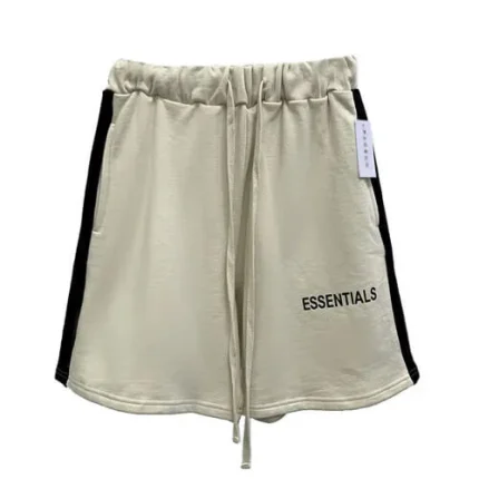 Beige Essentials Casual Shorts