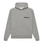 Essentials SS22 Core Dark Oatmeal FOG Hoodie