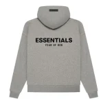 Essentials SS22 Core Dark Oatmeal FOG Hoodie