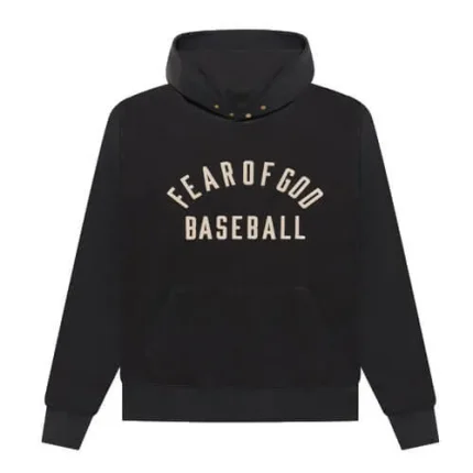 Essentials Baseball Fear Of God Black Hoodie