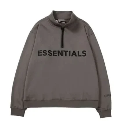 Essentials Mockneck Half Zip Pullover Fear Of God Sweatshirt
