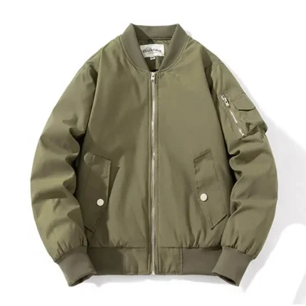 Essentials Green Coat Jacket