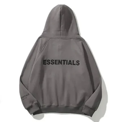 Essentials Grey Hoodie Full Zip
