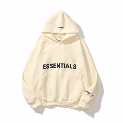 Essentials Beige Fear Of God Hoodie