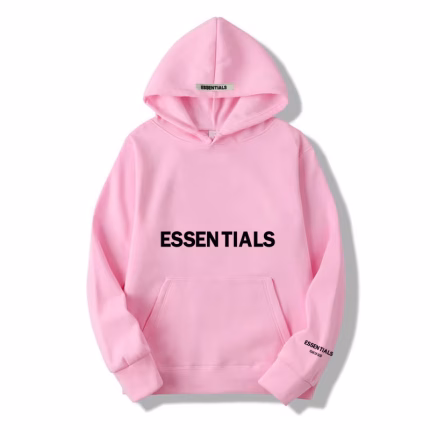 Fear Of God Casual Pullover Essentials Pink Hoodie