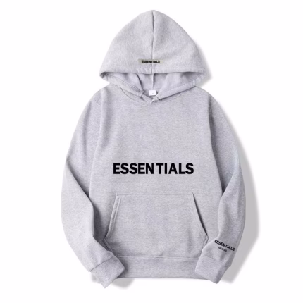 Essential Fear Of God Hoodie Gray