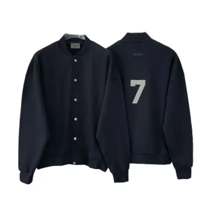 Essentials Baseball Back Men Letter 7 Jacket