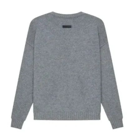 Overlapped Grey Essentials SWEATSHIRTS