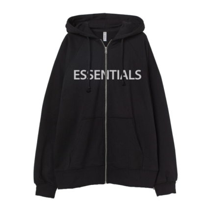 Essentials Zip-Through Oversized Hoodie