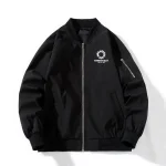 Essentials Zip Up Black Puffer Jacket