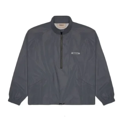Oversized Essentials Half Zip Jacket