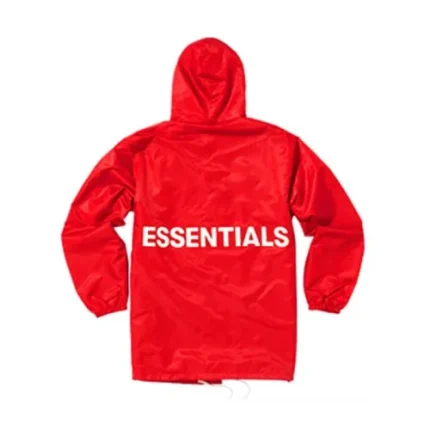 Essentials Hooded Jacket Red/Yellow