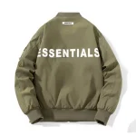 Essentials Green Coat Jacket