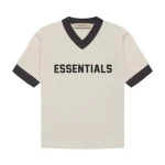 Wheat Essentials Kids V-Neck Tee