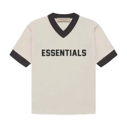 Wheat Essentials Kids V-Neck Tee