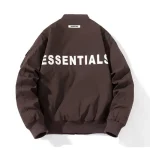 Essentials Brown Half Zip Track Jackets